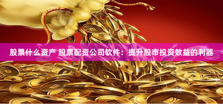 股票什么资产 股票配资公司软件：提升股市投资效益的利器